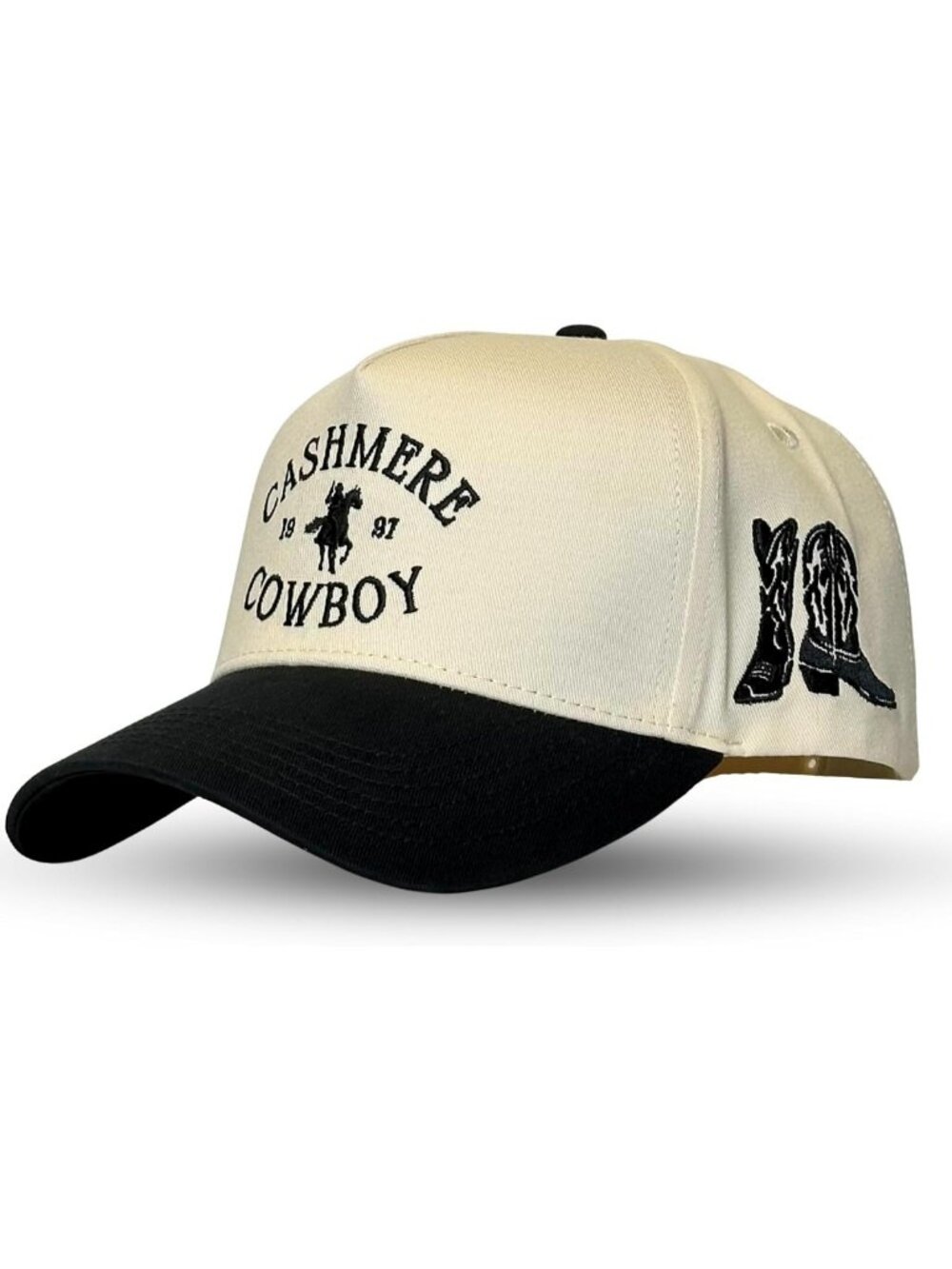 Vintage Western Trucker Hat | Unisex Country Cap | Camo Denim Snapback | Cute